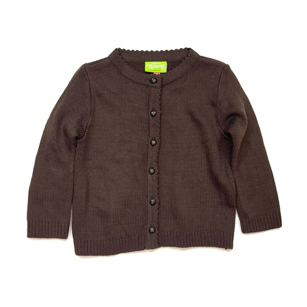 Classic Whimsy Brown Cardigan